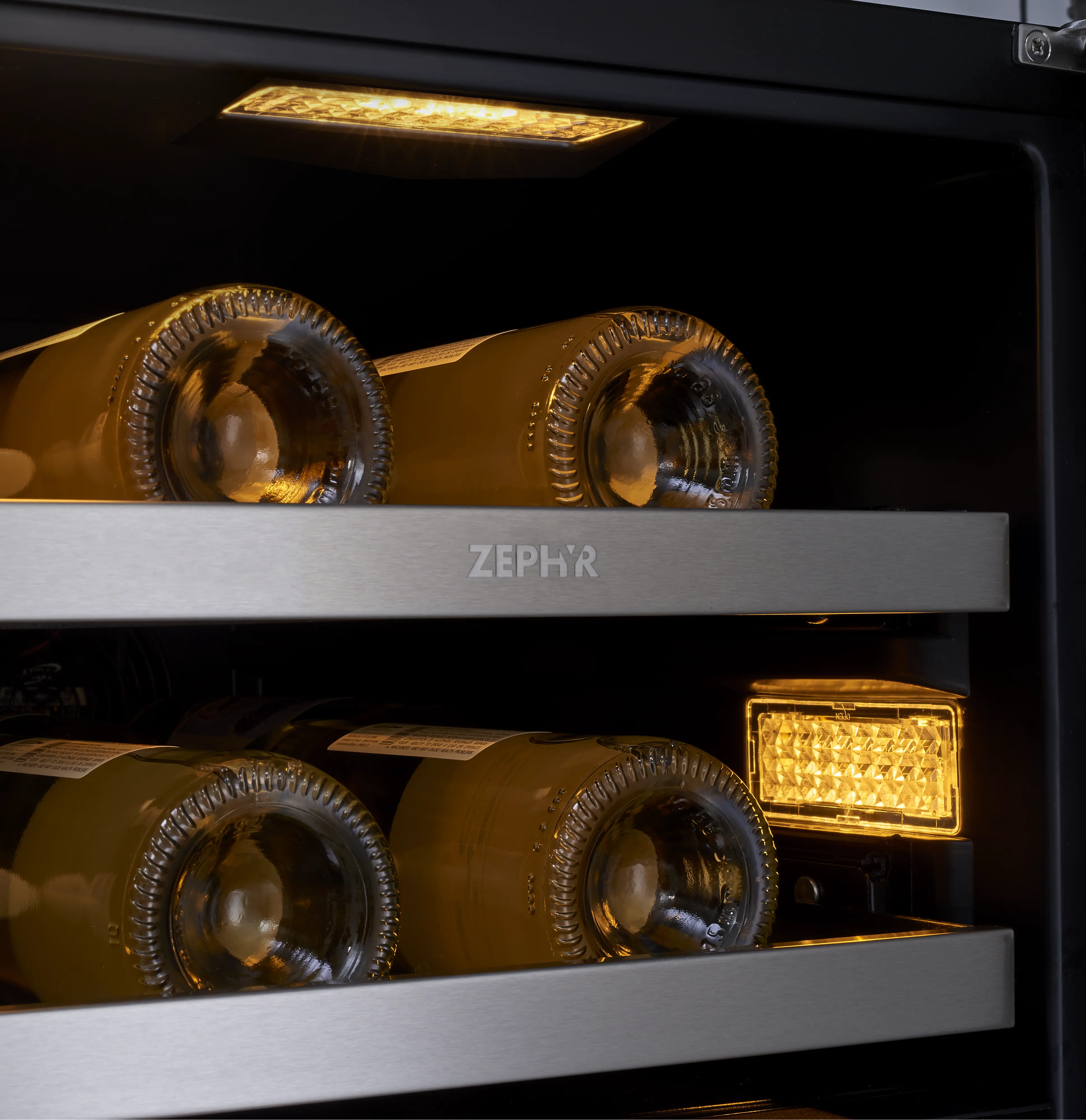 PRW15C01BG Zephyr Presrv Wine Cooler - Stainless Steel, 27 Bottles-5
