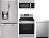 KIT LG 4 Piece Electric Kitchen Appliance Package