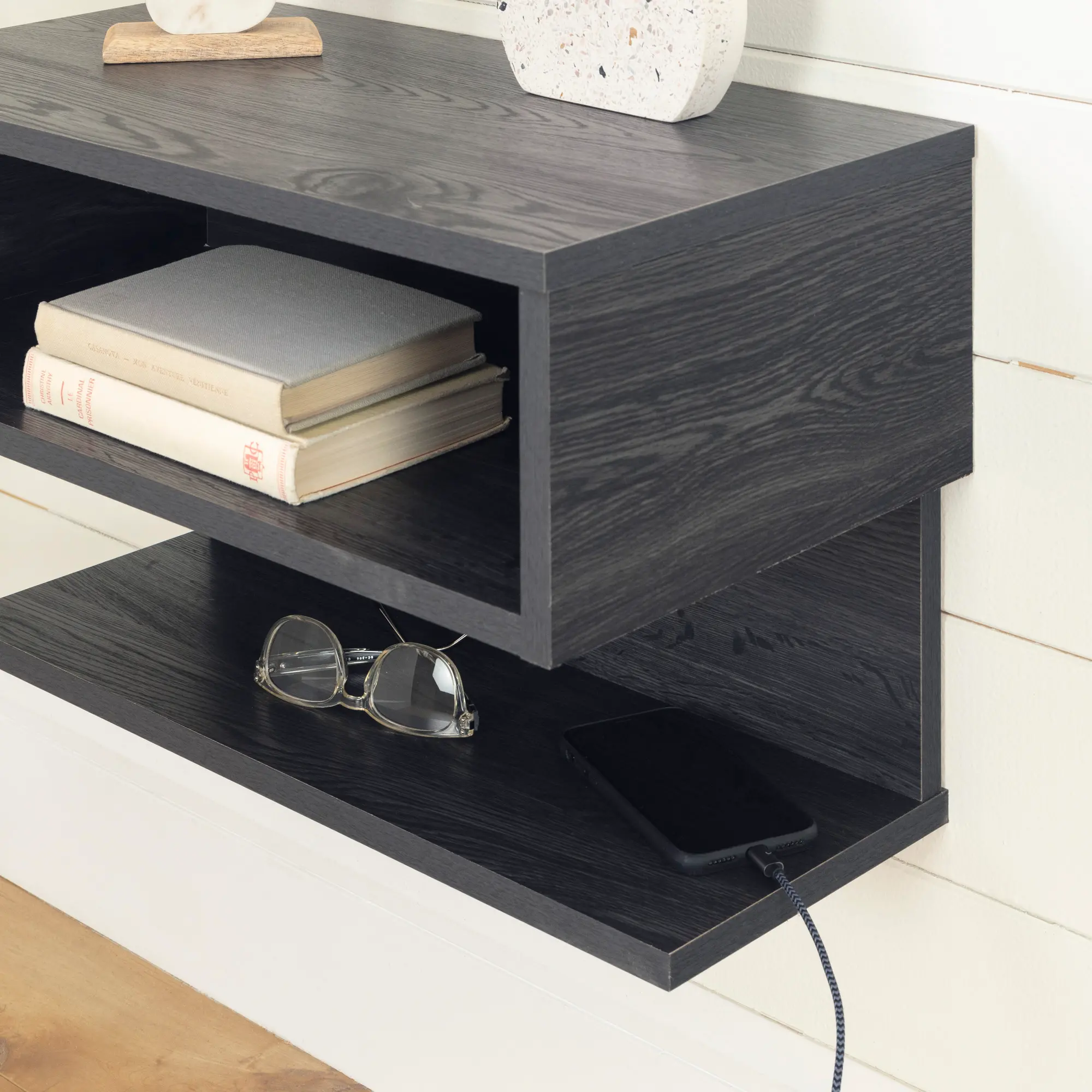 13245 Gray Oak Floating Nightstand- Sazena-2