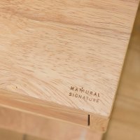 13043 Natural Wood Vanity With Table And Stool- Sweedi-3