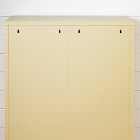 13077 Yellow 2-Door Accent Cabinet- Crea-3