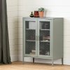 13078 Sage Green 2-Door Accent Cabinet- Crea