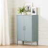 13075 Blue 2-Door Accent Cabinet- Crea