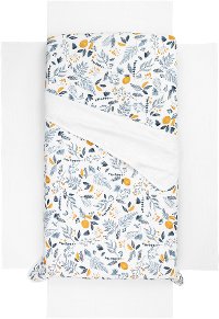 12807 Blue 3-Piece Muslin Baby Crib Set- Dreamit-2