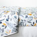12807 Dreamit Blue 3-Piece Muslin Crib Bedding Set
