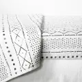 12808 Dreamit Gray 3-Piece Muslin Crib Bedding Set