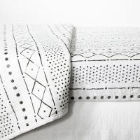 12808 Gray 3-Piece Muslin Baby Crib Set-Dreamit-1