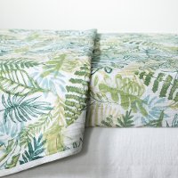 12809 Green 3-Piece Muslin Baby Crib Set- Dreamit-1