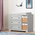 12446 Soft Gray Changing Table- Kanal