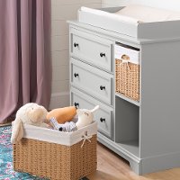 12446 Soft Gray Changing Table- Kanal-2