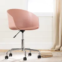 100403 Pink Swivel Office Chair - Flam