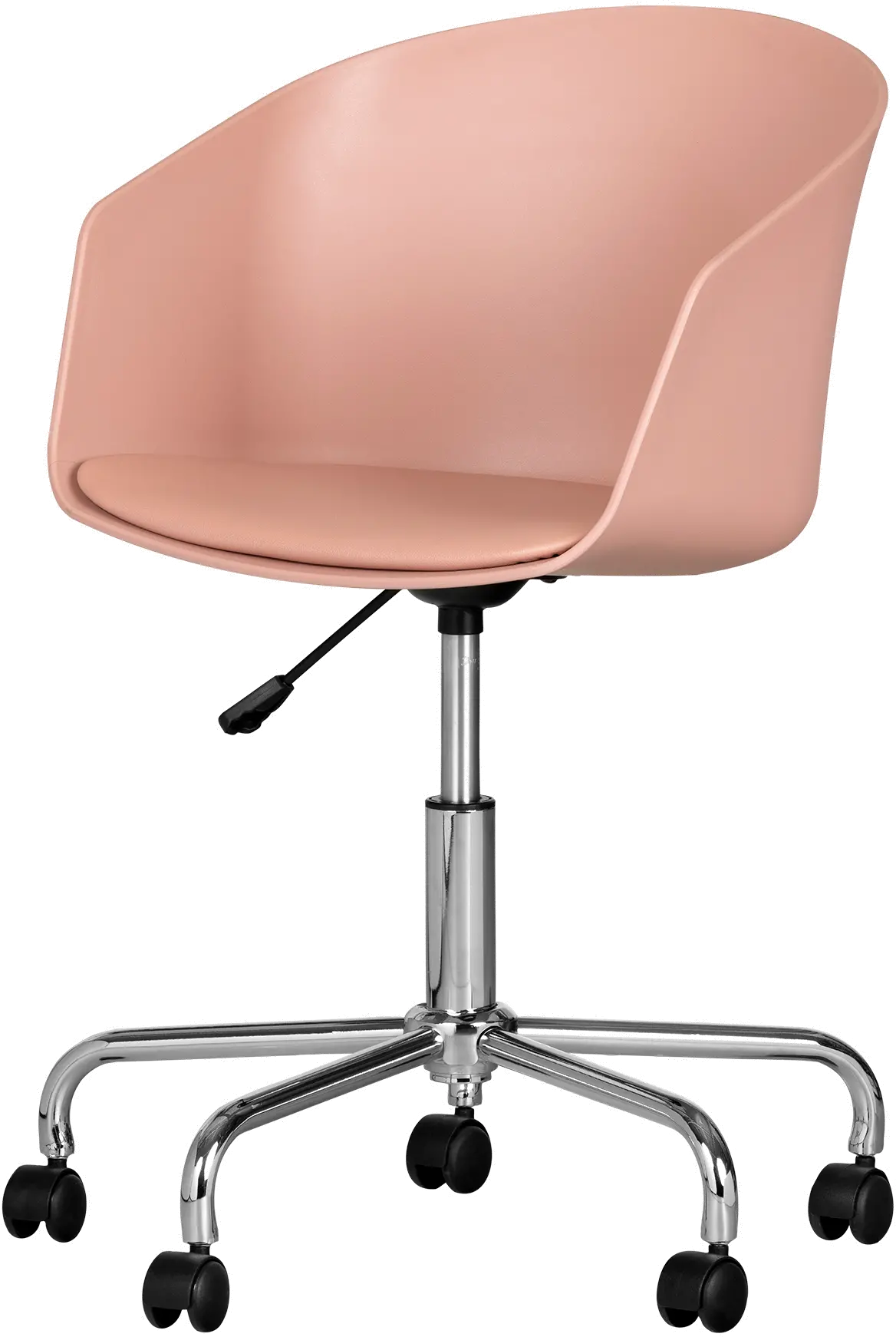 100403 Pink Swivel Office Chair - Flam-3