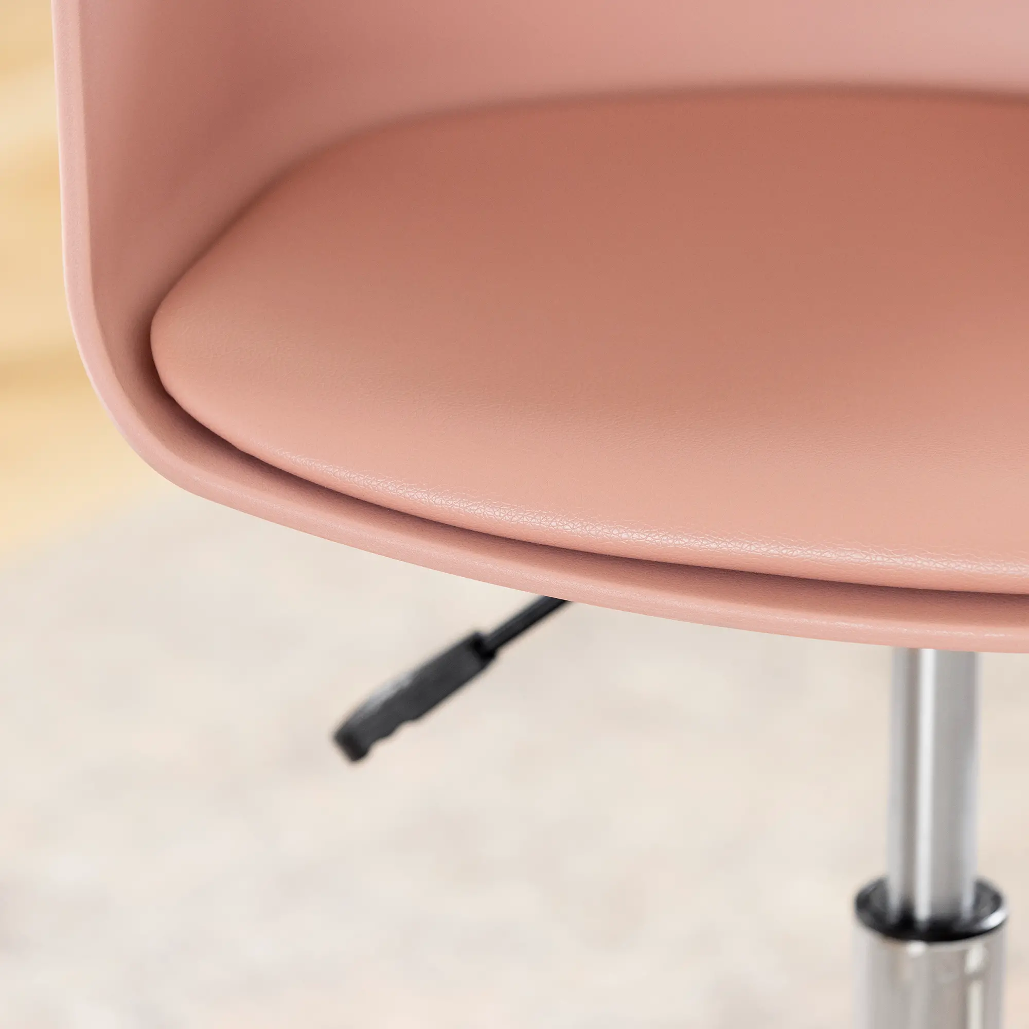 100403 Pink Swivel Office Chair - Flam-5