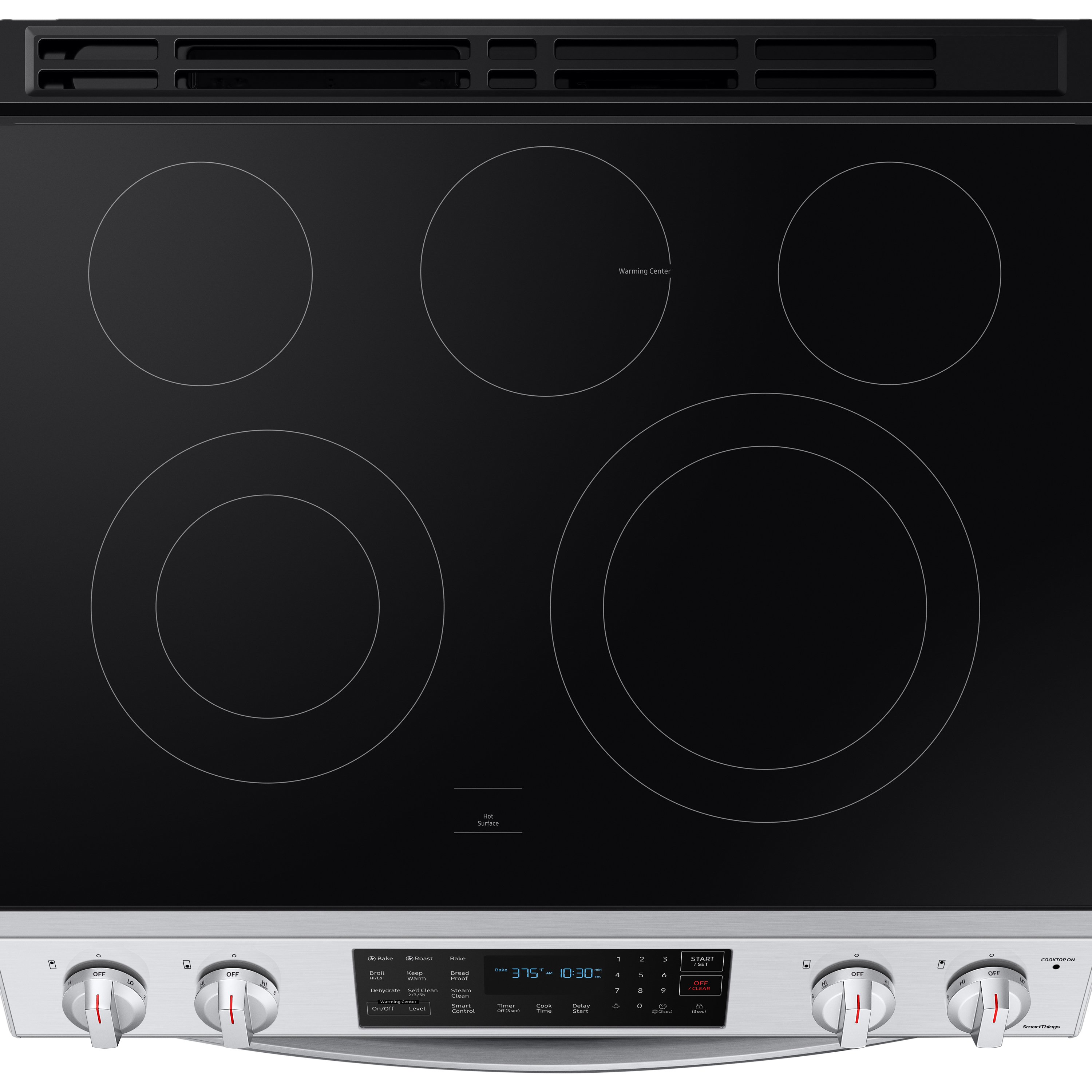 NE63T8311SS Samsung 30 Inch Slide In Electric Smart Range - 6.3 cu. ft. Fingerprint Resistant Stainless Steel-2