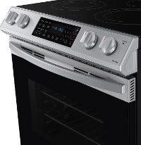 NE63T8311SS Samsung 30 Inch Slide In Electric Smart Range - 6.3 cu. ft. Fingerprint Resistant Stainless Steel-3