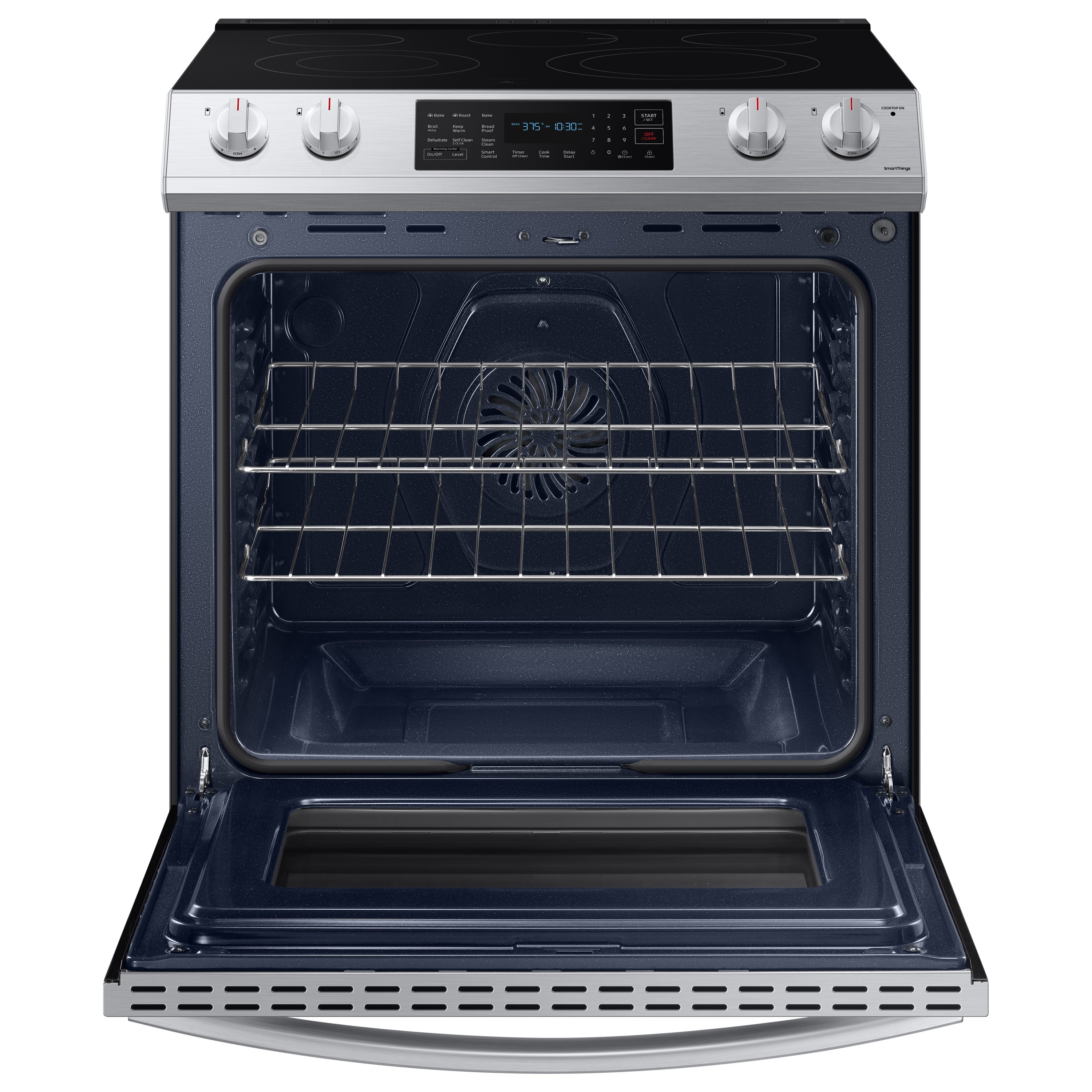 NE63T8311SS Samsung 30 Inch Slide In Electric Smart Range - 6.3 cu. ft. Fingerprint Resistant Stainless Steel-4
