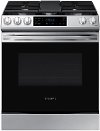 NX60T8311SS Samsung 30 Inch Slide In Gas Range - 6 cu. ft. Fingerprint Resistant Stainless Steel