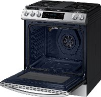 NX60T8311SS Samsung 30 Inch Slide In Gas Range - 6 cu. ft. Fingerprint Resistant Stainless Steel-2
