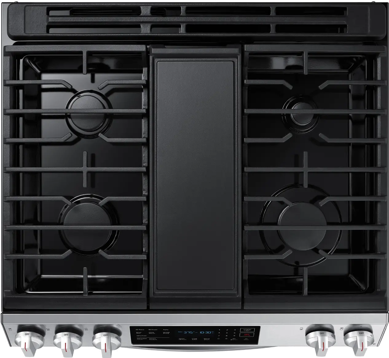 NX60T8311SS Samsung 30 Inch Slide In Gas Range - 6 cu. ft. Fingerprint Resistant Stainless Steel-4