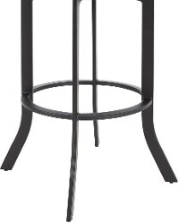 Contemporary Black 26 Inch Swivel Bar Stool - Edy-3