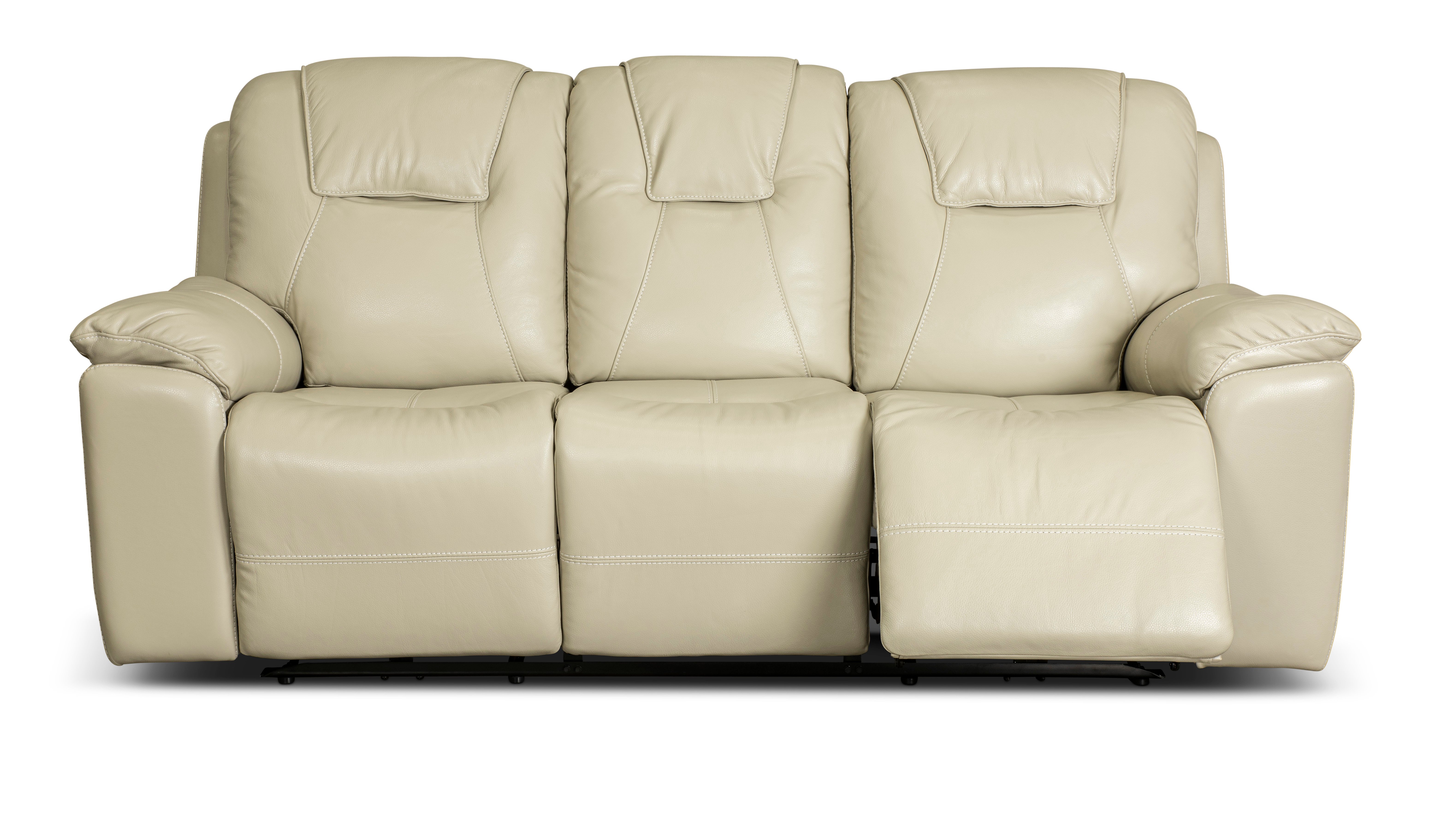 Chandler Linen Power Reclining Sofa with Hidden Cup Holders-1
