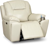 Linen Wall Saver Power Recliner with Hidden Cup Holders - Chandler-2