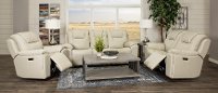 Linen Wall Saver Power Recliner with Hidden Cup Holders - Chandler-5