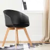 100410 Flam Black and Natural Dining Room Chair - South Shore