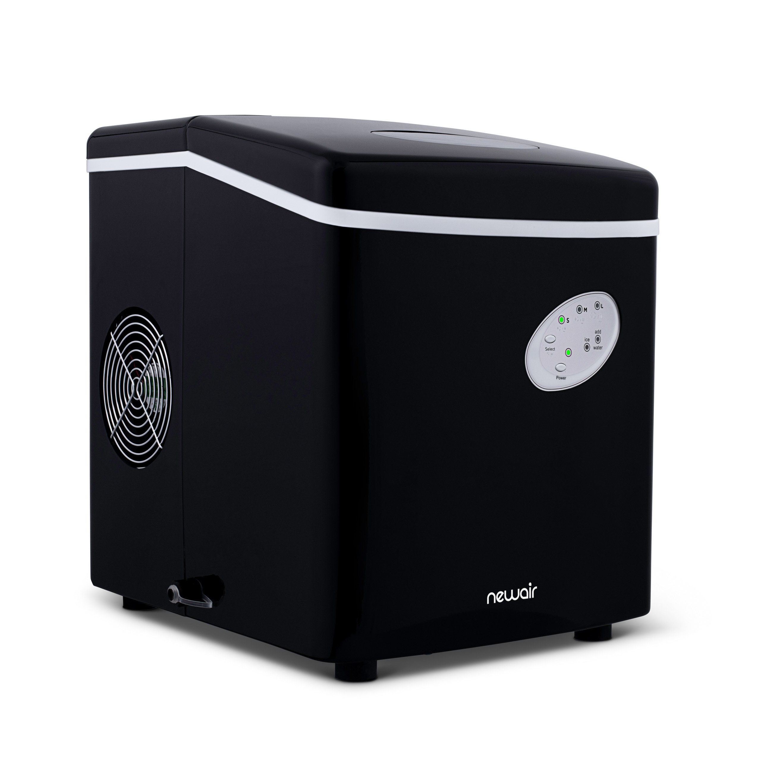 AI-100BK New Air Ai-100 28 lb Portable Ice Maker - Black-4