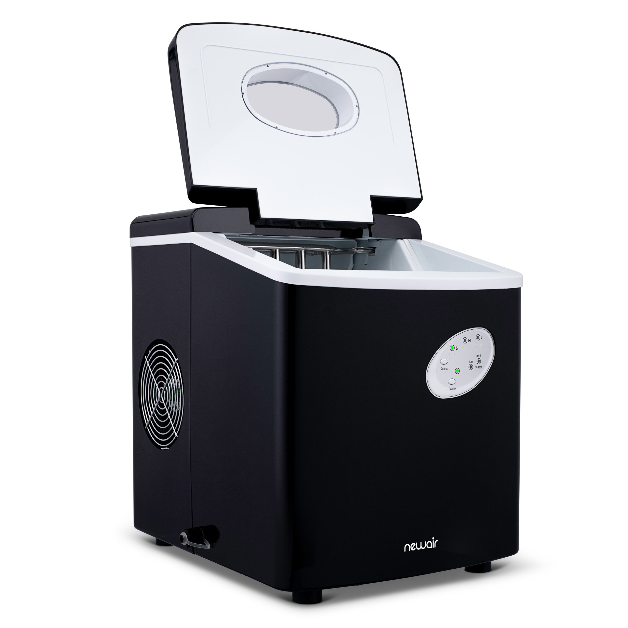 AI-100BK New Air Ai-100 28 lb Portable Ice Maker - Black-6