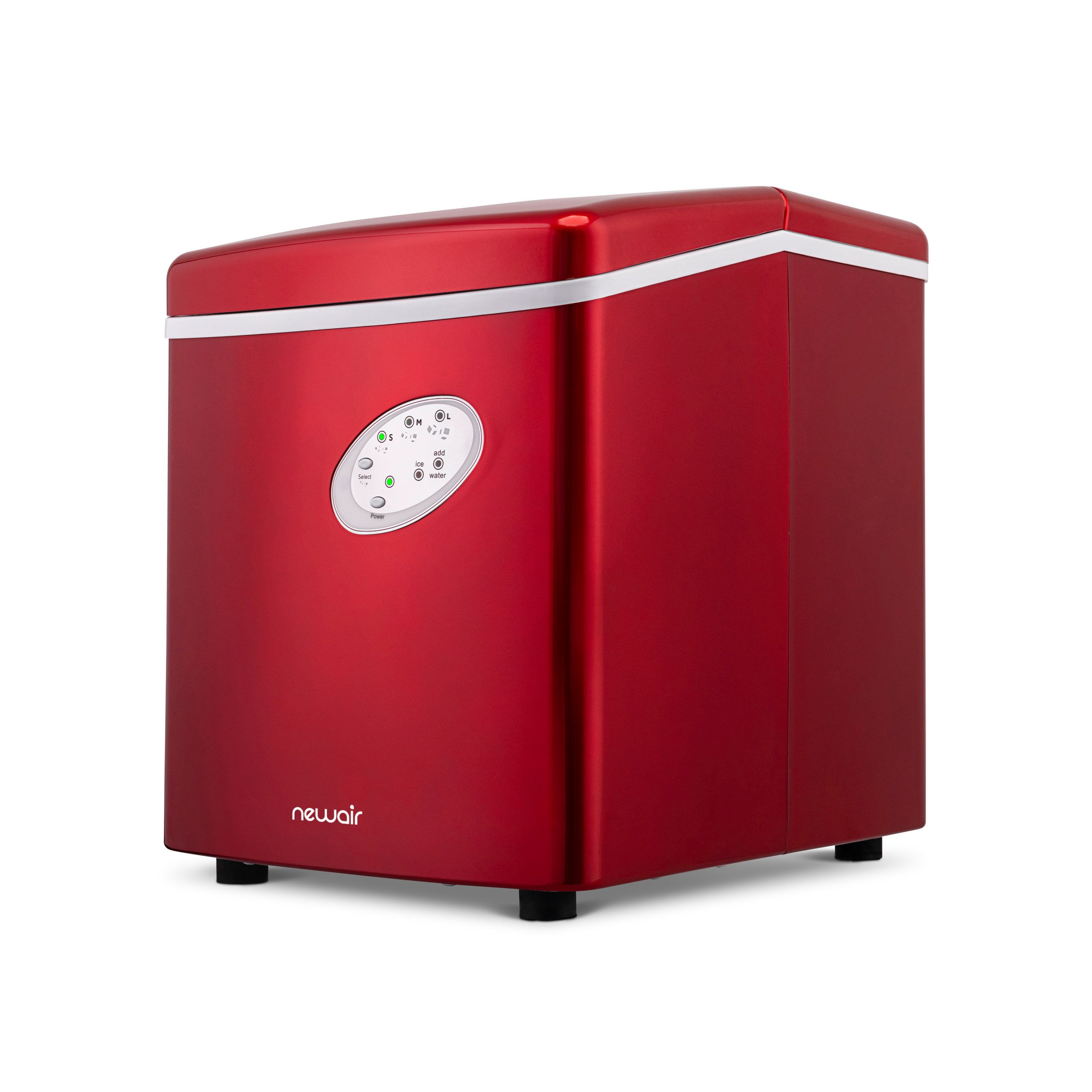 AI-100R New Air Ai-100 28 lb Portable Ice Maker - Red-2