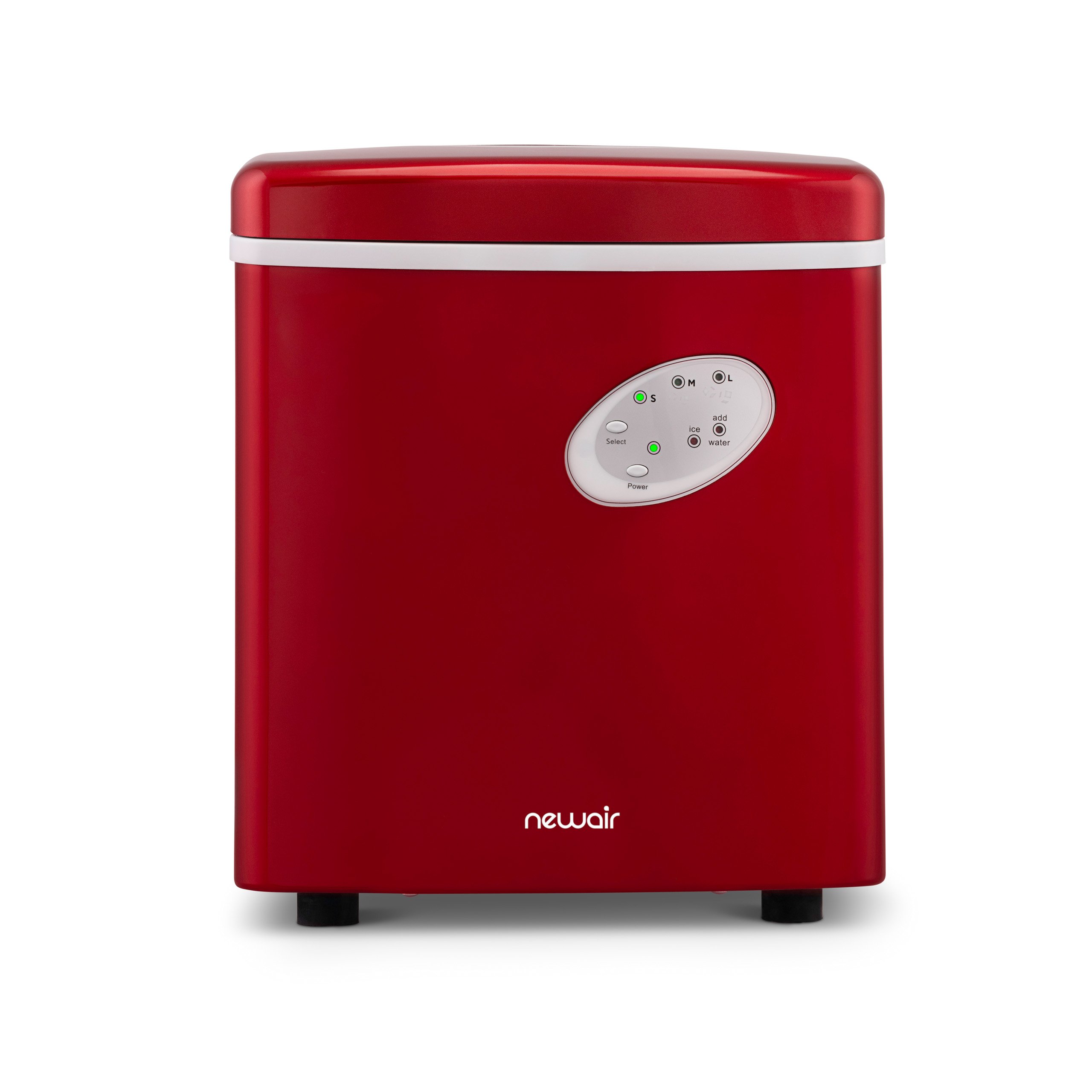 AI-100R New Air Ai-100 28 lb Portable Ice Maker - Red-3
