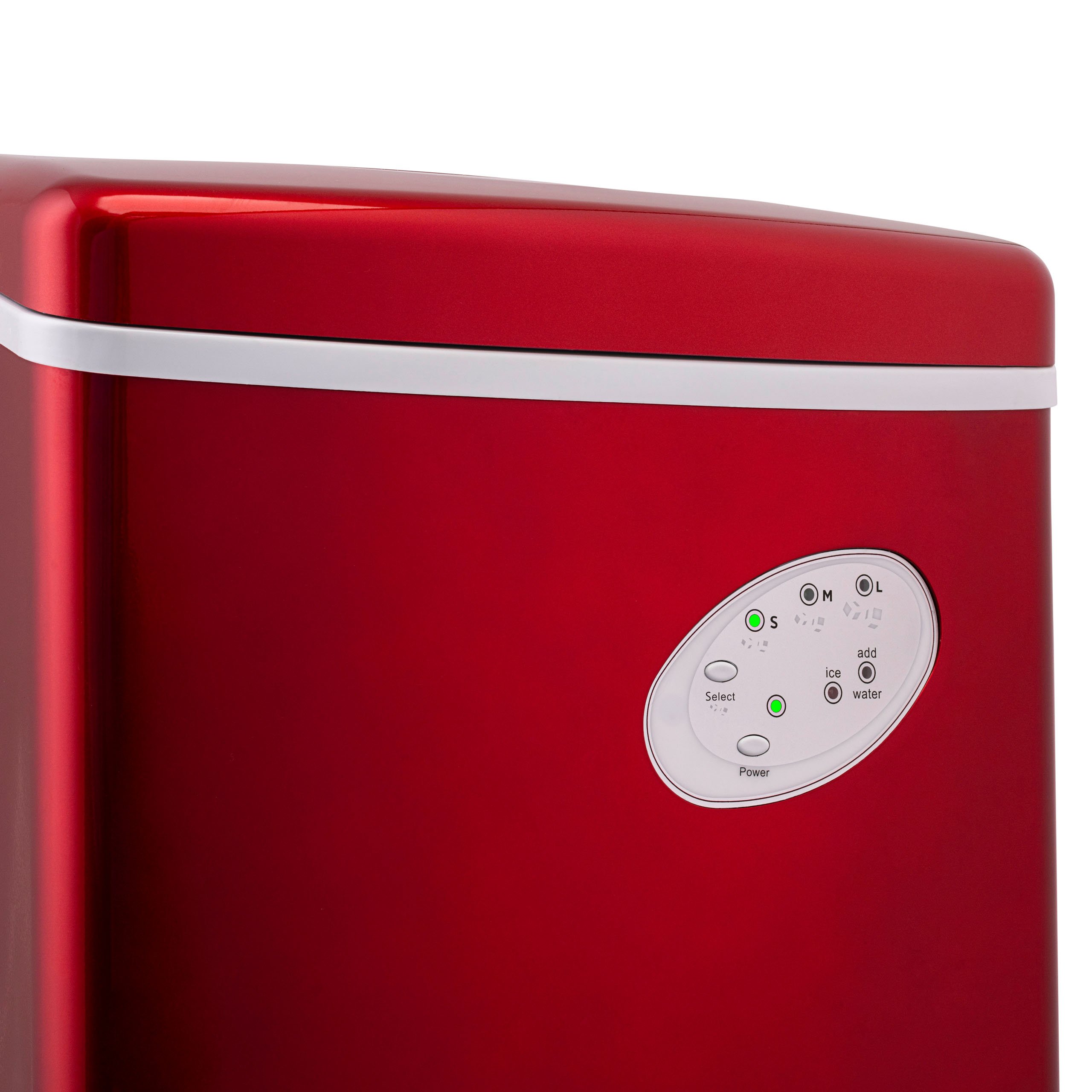 AI-100R New Air Ai-100 28 lb Portable Ice Maker - Red-5