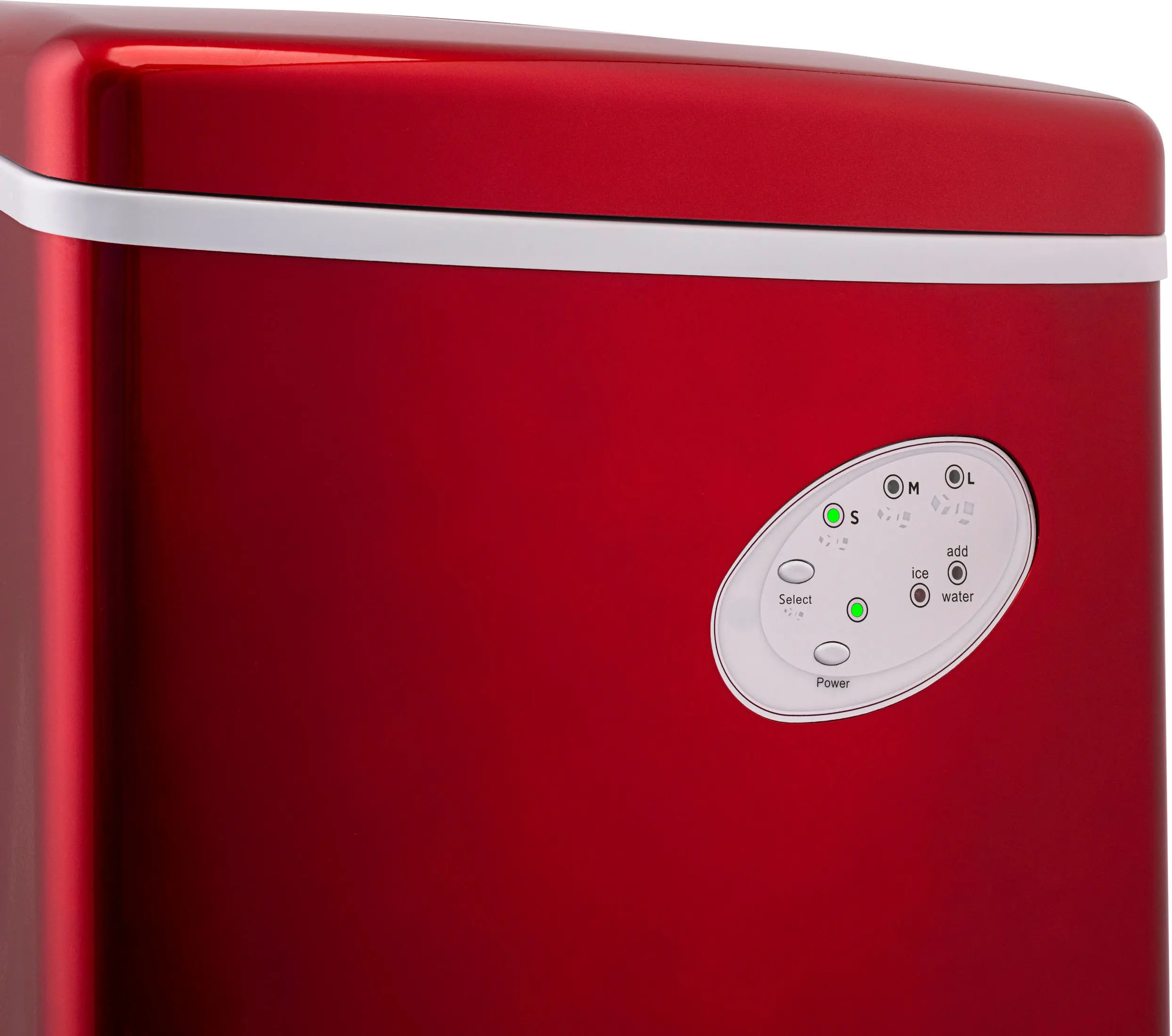 AI-100R New Air Ai-100 28 lb Portable Ice Maker - Red-5