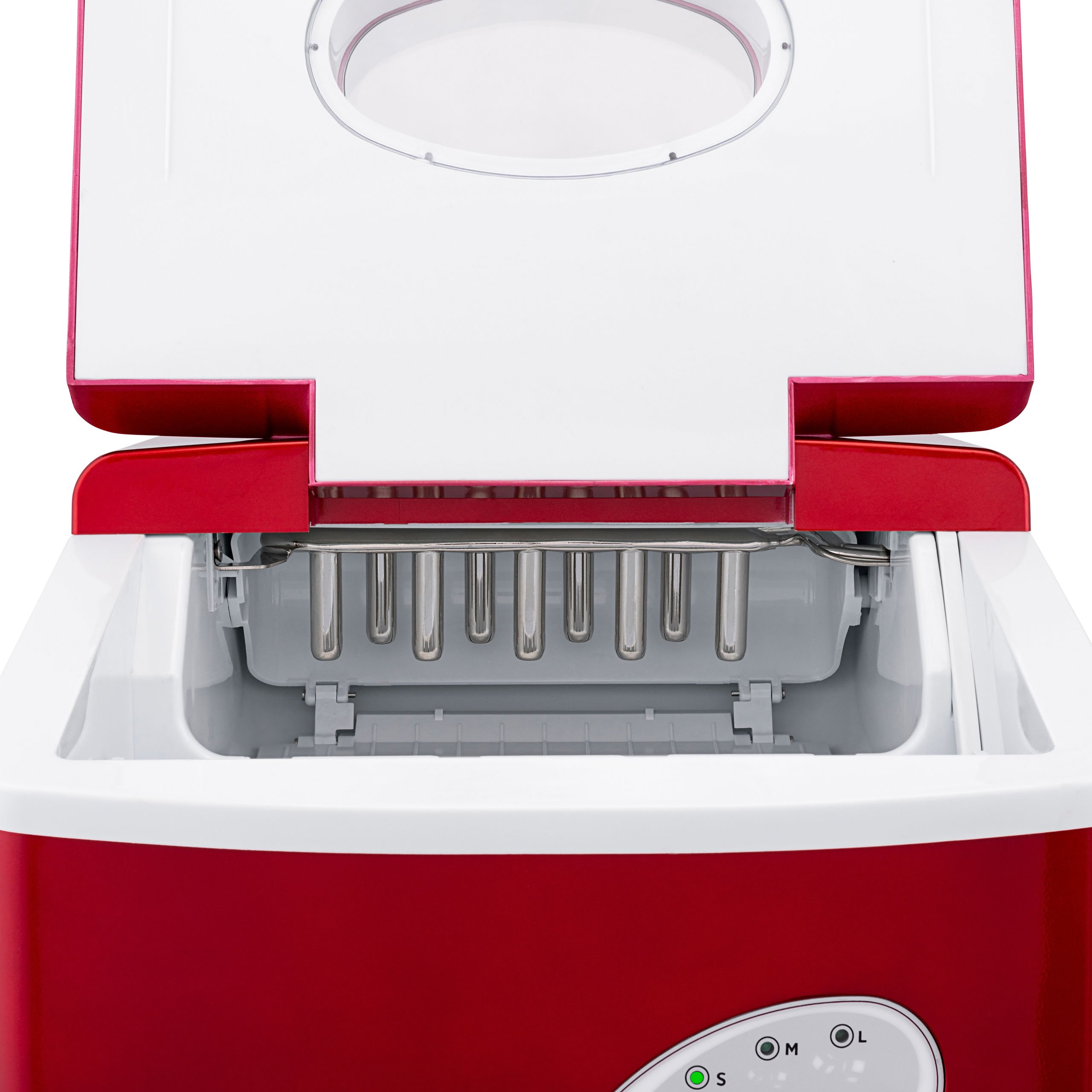 AI-100R New Air Ai-100 28 lb Portable Ice Maker - Red-7