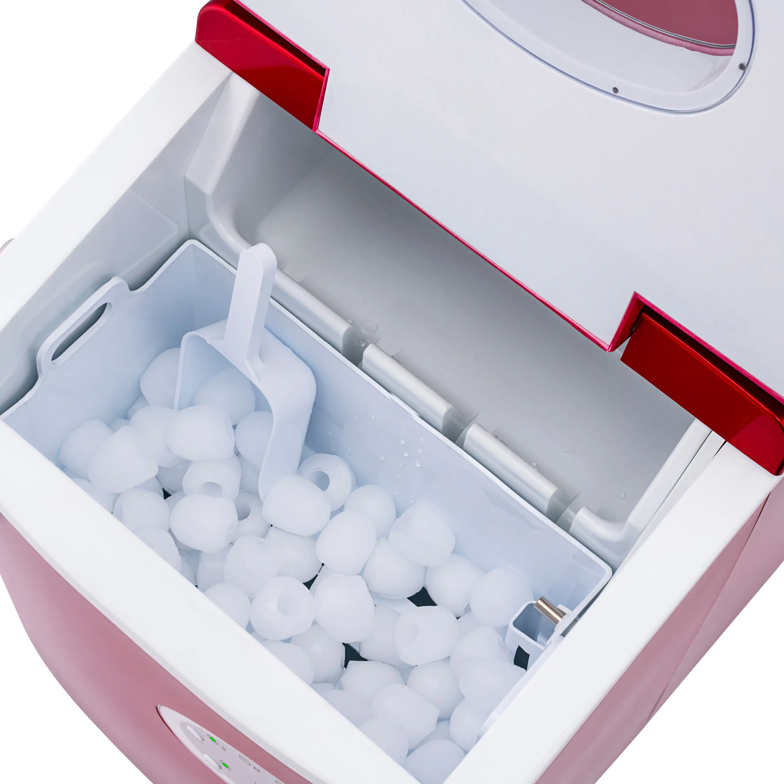 AI-100R New Air Ai-100 28 lb Portable Ice Maker - Red-8