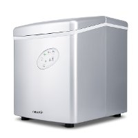AI-100S New Air Ai-100 28 lb Portable Ice Maker - Stainless Steel-2