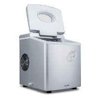 AI-100S New Air Ai-100 28 lb Portable Ice Maker - Stainless Steel-6