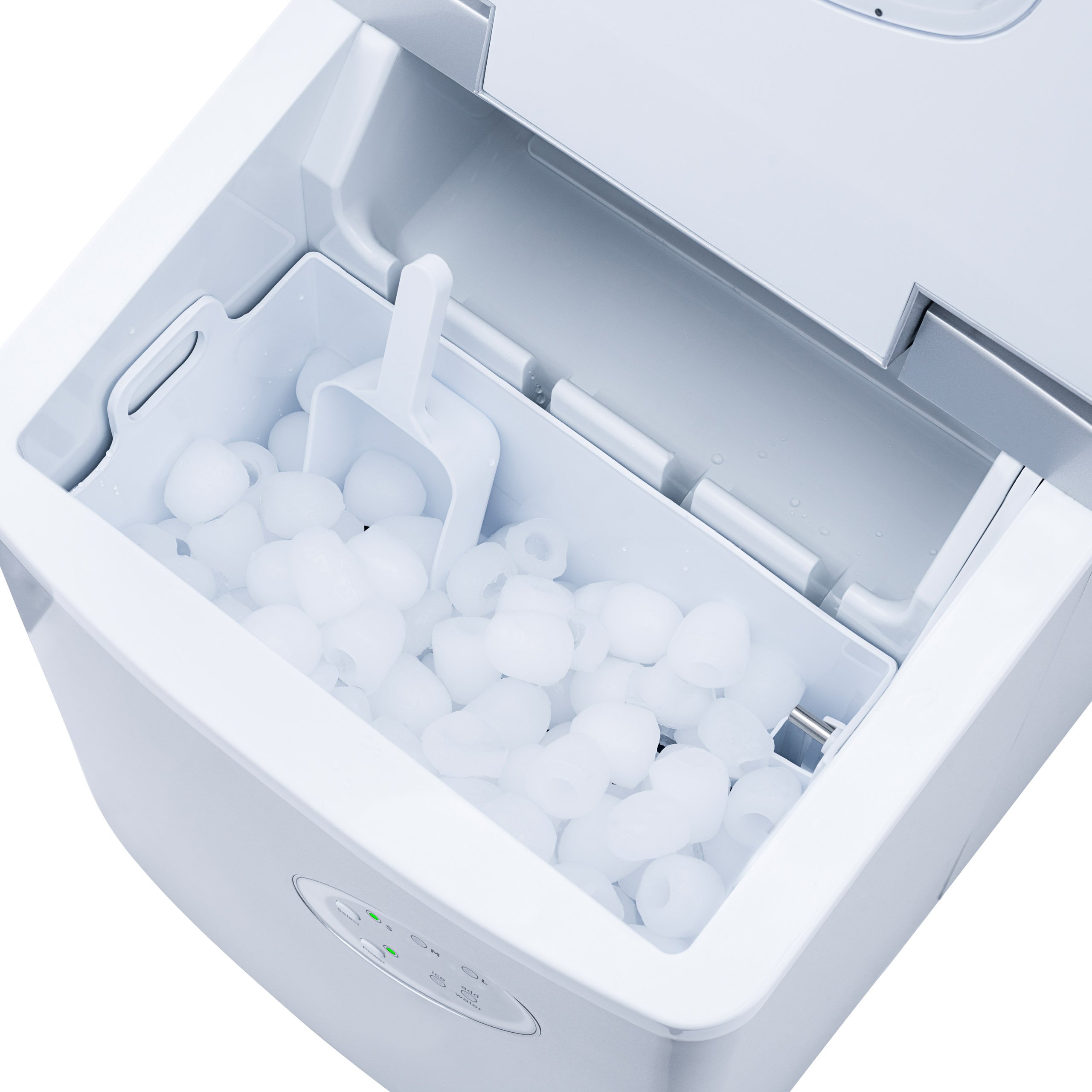 AI-100S New Air Ai-100 28 lb Portable Ice Maker - Stainless Steel-8