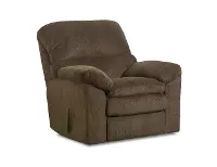 Mocha Brown 3 Way Rocker Recliner - Albany