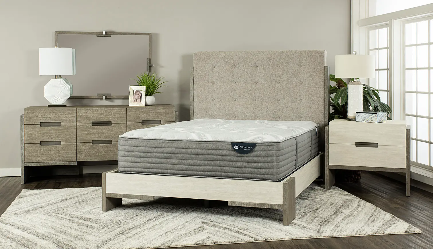 831221-3030 Serta Roslyn Hybrid Firm Full Size Mattress - iDirections-4