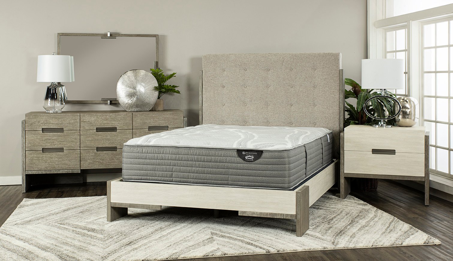 831222-3050 Serta Roslyn Hybrid Medium Queen Mattress - iDirections-4