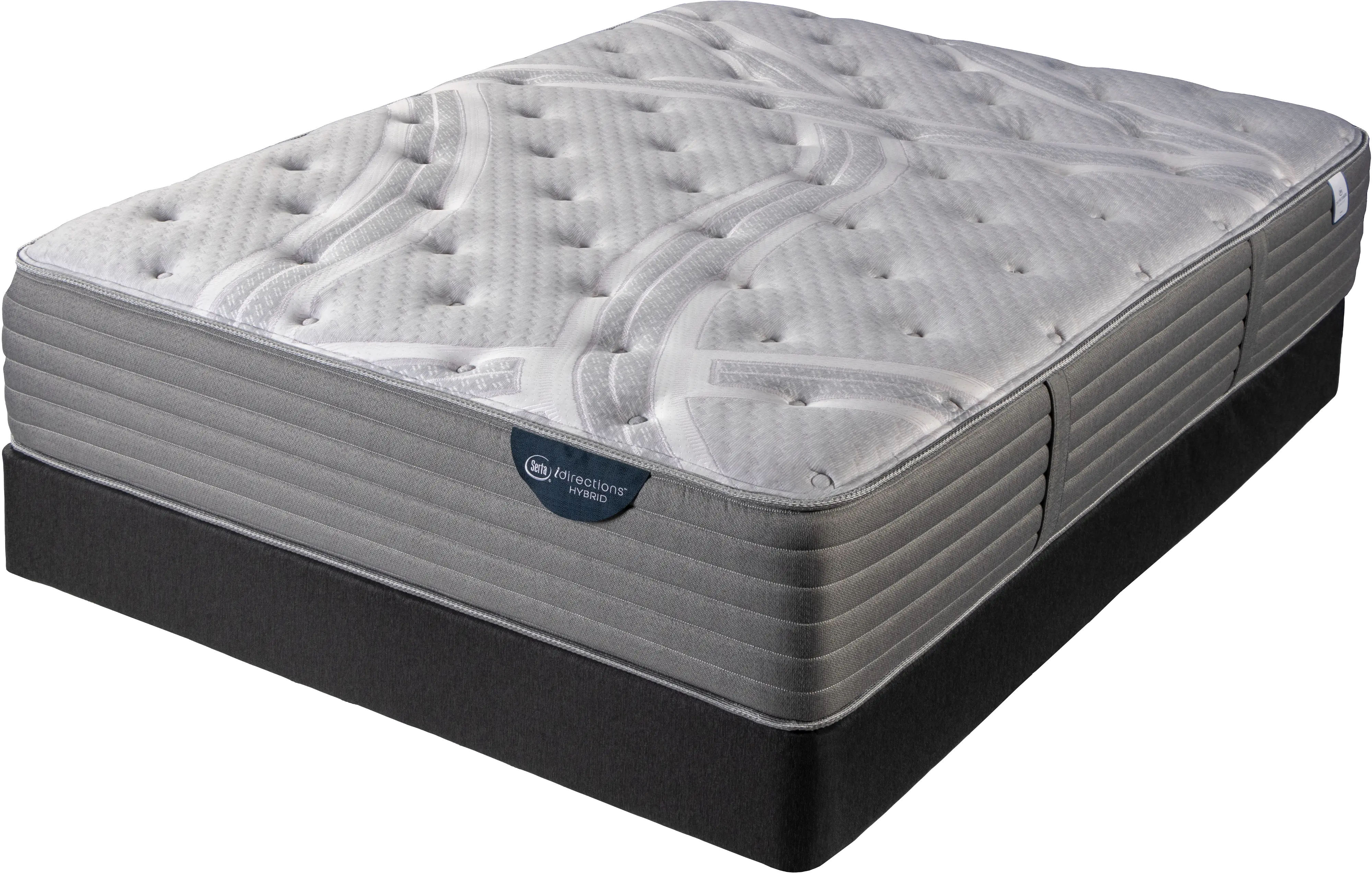 831222-3070 Serta Roslyn Hybrid Medium Cal-King Mattress - iDirections-2