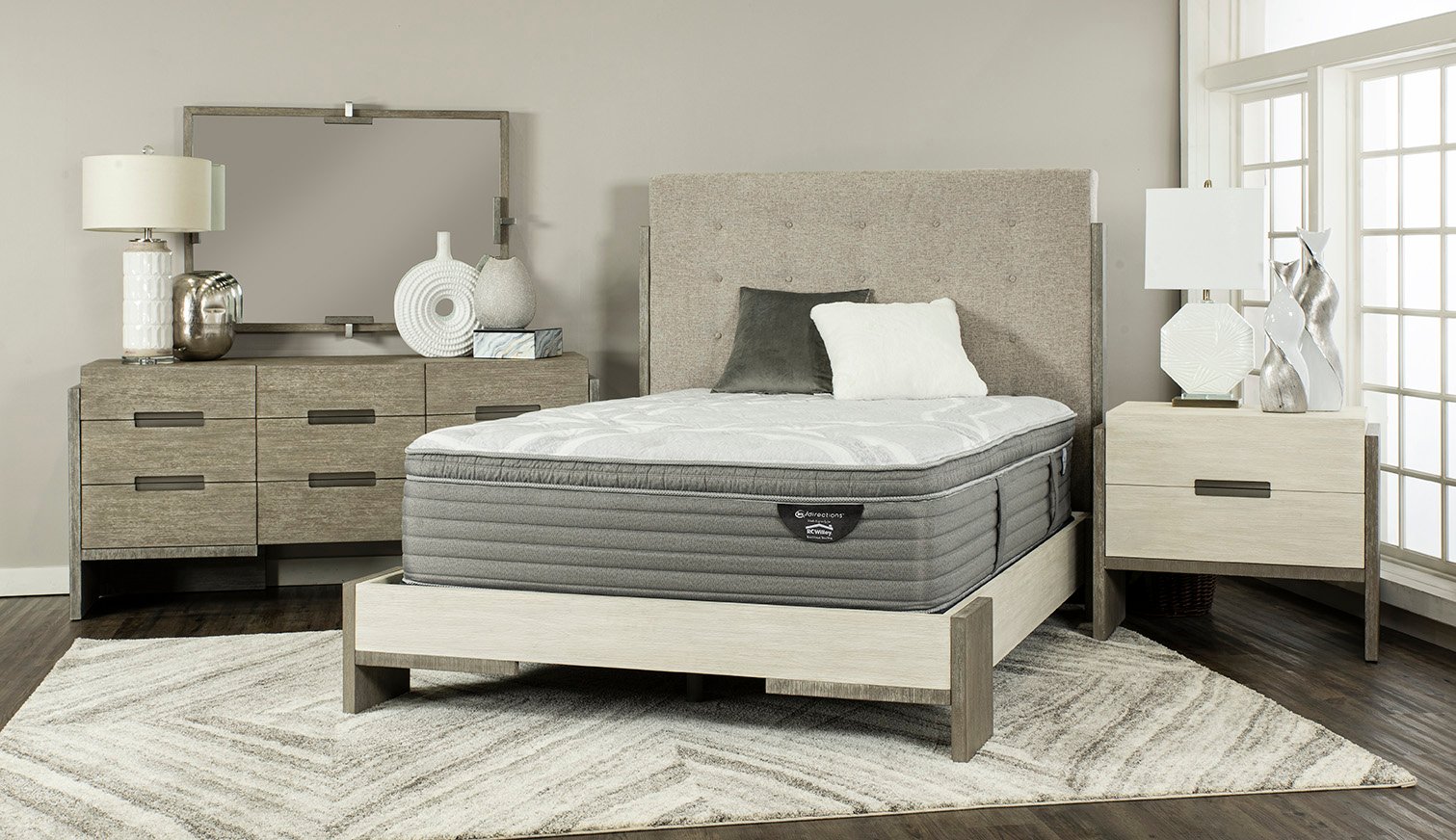 831223-3010 Serta Roslyn Hybrid Euro Top Plush Twin Mattress - iDirections-4