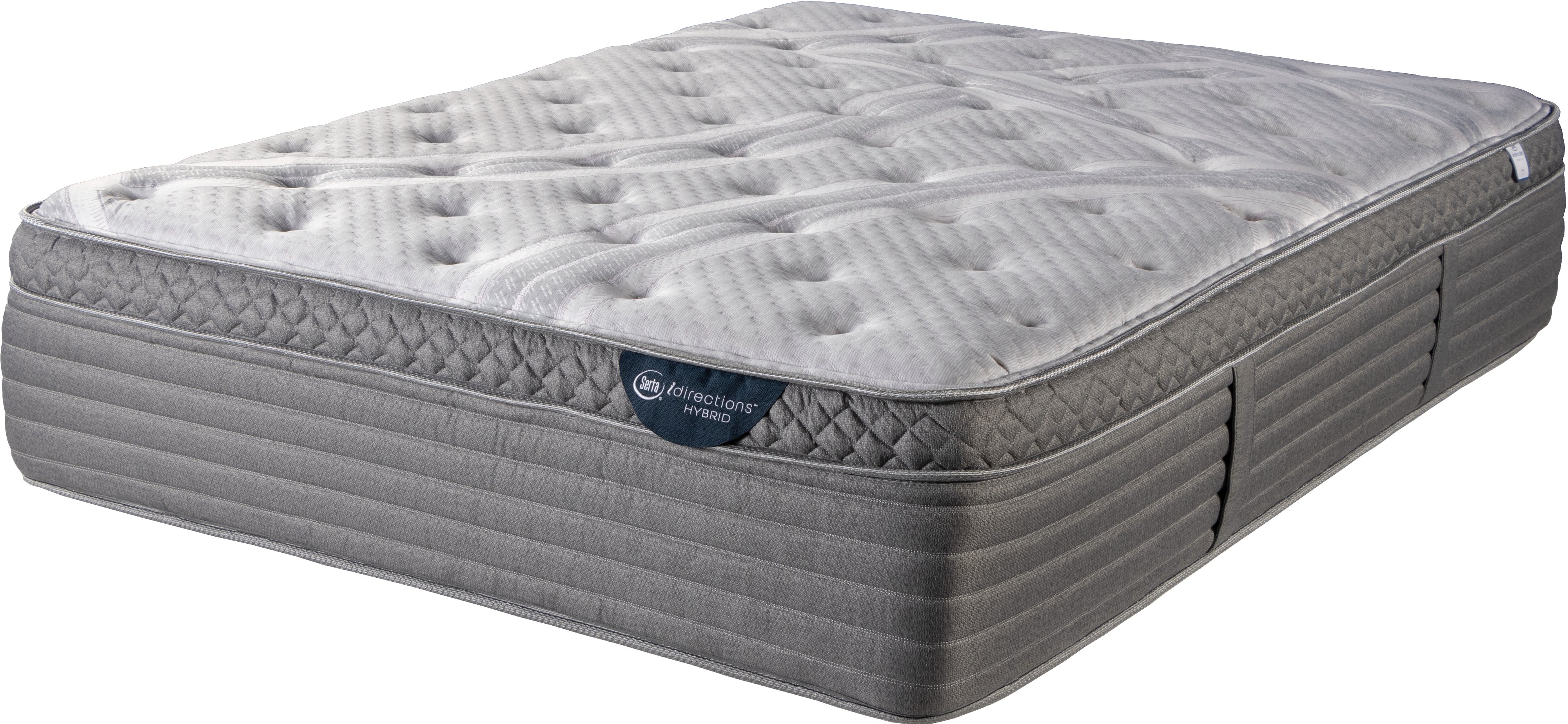 831223-3020 Serta Roslyn Hybrid Euro Top Plush Twin-XL Mattress - iDirections-1