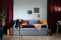 12978 Blue Daybed With Trundle-Fusion-6