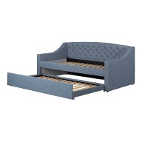 12978 Blue Daybed With Trundle-Fusion-8