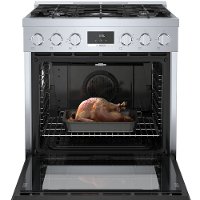 HGS8055UC Bosch 30 Inch 800 Freestanding Gas Range - 3.6 cu. ft., Stainless Steel-2