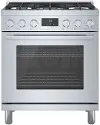 HGS8055UC Bosch 800 Series 3.7 cu ft Gas Range - Stainless Steel