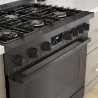 HGS8645UC Bosch 800 Freestanding Gas Range - 36 Inch, Black Stainless Steel-8